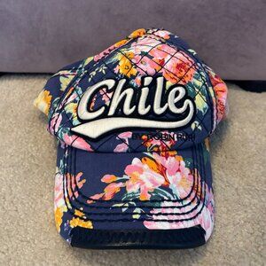 Robin Ruth RARE Floral "Chile" Baseball Cap 100% Cotton